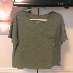 comfy cotton green shirt